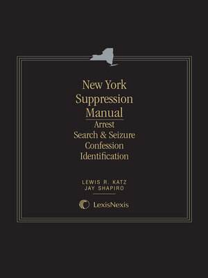 cover image of New York Suppression Manual